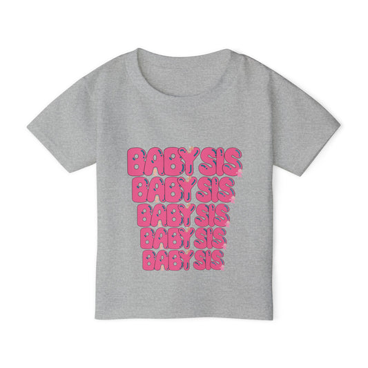 Baby Sister Toddler T-Shirt | Cute Sibling Shirt, Gift for New Baby, Family Outfit, Toddler Apparel