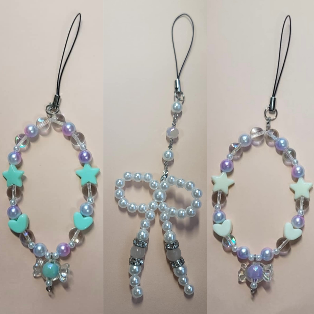 🌸 Little Blossoms Keychains & Phone Straps Collection 🌸