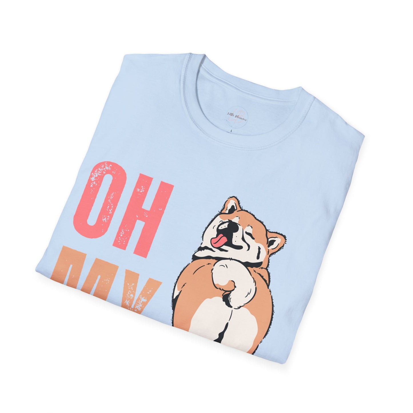 Cute Shiba Inu T-Shirt, Fun Pet Lover Shirt, Gift for Dog Owners, Animal Lover Apparel, Birthday Gift, Casual Wear, Unisex Tee