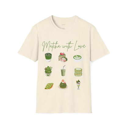 Matcha Lover Unisex T-Shirt, Cute Matcha Apparel, Organic Cotton Tee, Gifts for Tea Enthusiasts, Casual Wear, Eco-Friendly Fashion