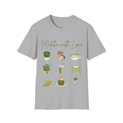 Matcha Lover Unisex T-Shirt, Cute Matcha Apparel, Organic Cotton Tee, Gifts for Tea Enthusiasts, Casual Wear, Eco-Friendly Fashion
