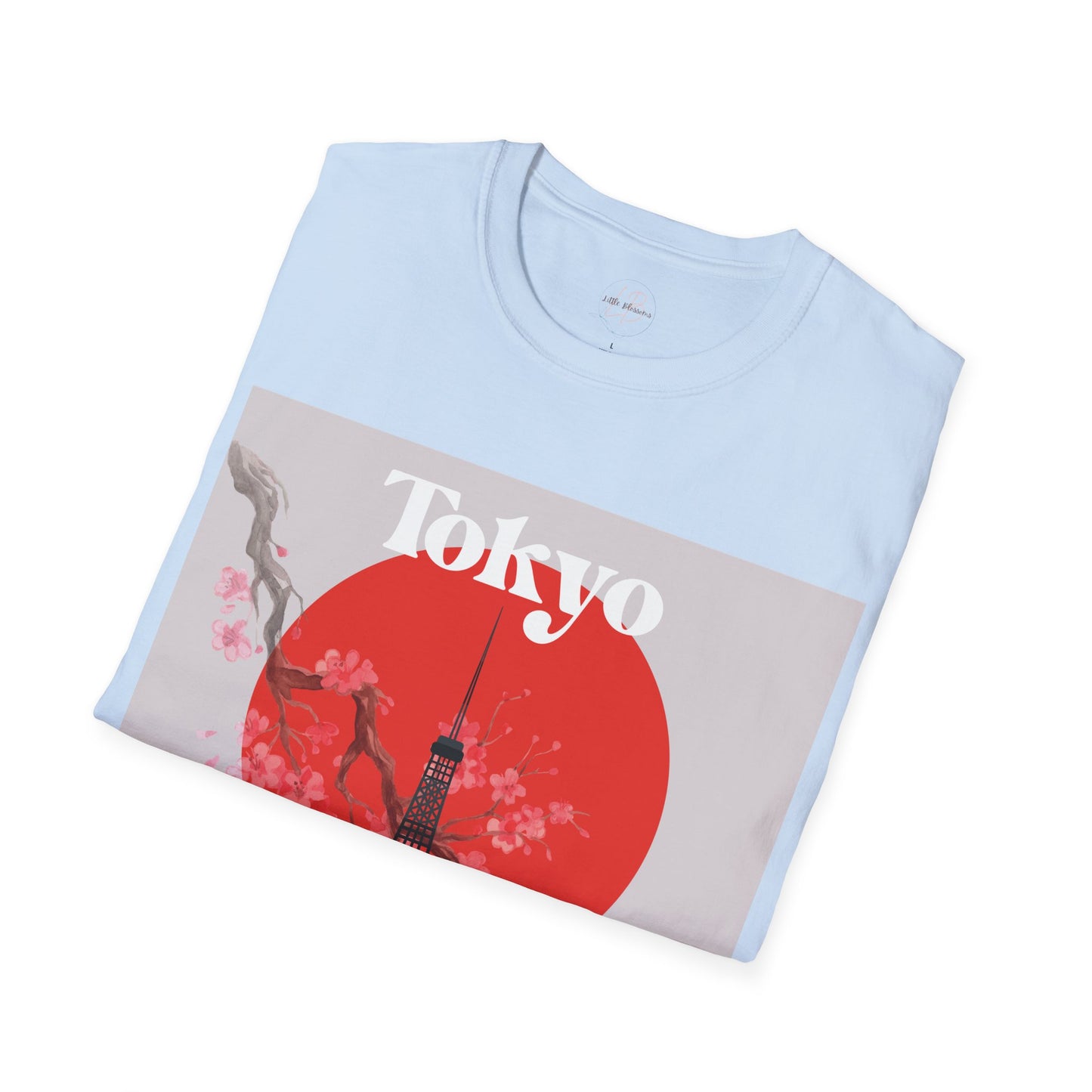 Tokyo-Inspired Unisex Softstyle T-Shirt, Vintage Japanese Tee, Travel Souvenir Shirt, Gifts for Japan Lovers, Urban Streetwear