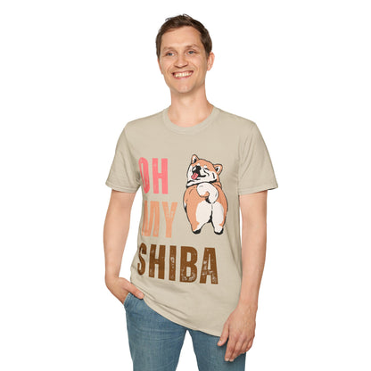 Cute Shiba Inu T-Shirt, Fun Pet Lover Shirt, Gift for Dog Owners, Animal Lover Apparel, Birthday Gift, Casual Wear, Unisex Tee
