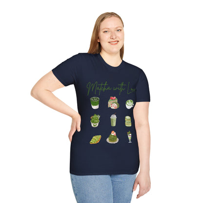 Matcha Lover Unisex T-Shirt, Cute Matcha Apparel, Organic Cotton Tee, Gifts for Tea Enthusiasts, Casual Wear, Eco-Friendly Fashion