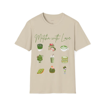 Matcha Lover Unisex T-Shirt, Cute Matcha Apparel, Organic Cotton Tee, Gifts for Tea Enthusiasts, Casual Wear, Eco-Friendly Fashion