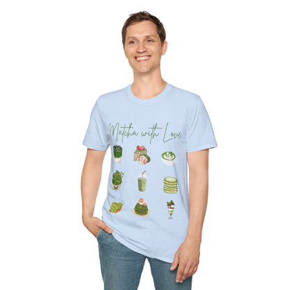 Matcha Lover Unisex T-Shirt, Cute Matcha Apparel, Organic Cotton Tee, Gifts for Tea Enthusiasts, Casual Wear, Eco-Friendly Fashion