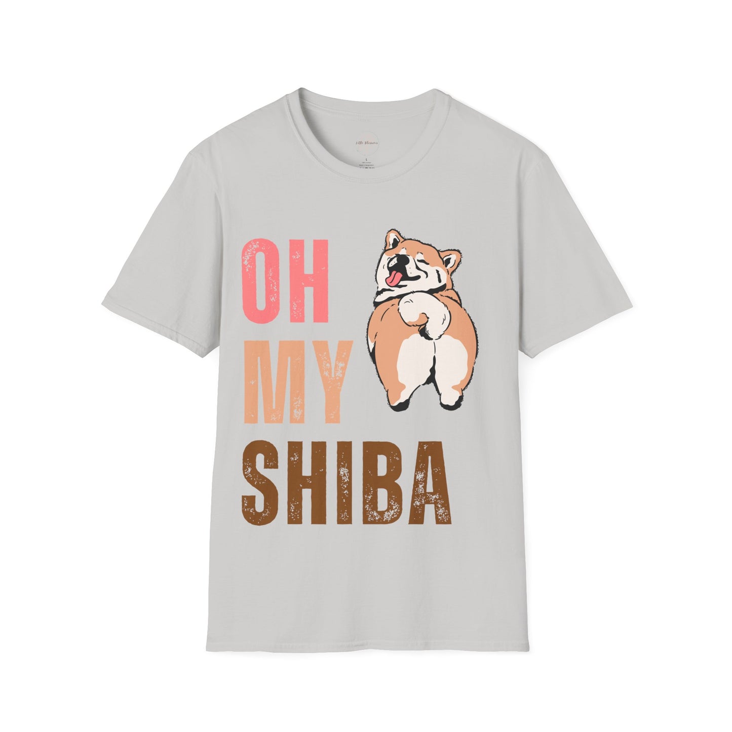 Cute Shiba Inu T-Shirt, Fun Pet Lover Shirt, Gift for Dog Owners, Animal Lover Apparel, Birthday Gift, Casual Wear, Unisex Tee