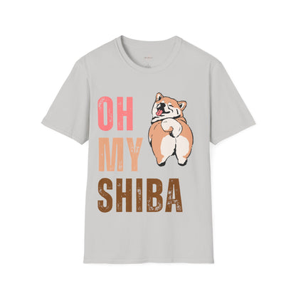 Cute Shiba Inu T-Shirt, Fun Pet Lover Shirt, Gift for Dog Owners, Animal Lover Apparel, Birthday Gift, Casual Wear, Unisex Tee