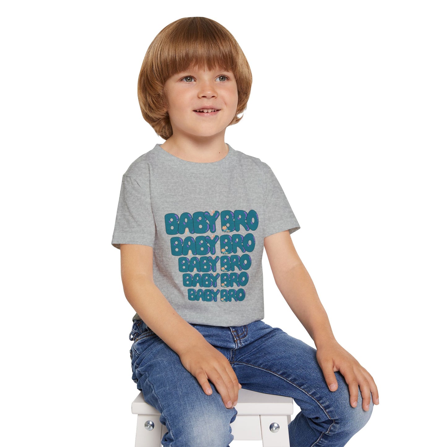 Cute Baby Bro Toddler T-Shirt, Funny Kids Tee, Family Shirt
