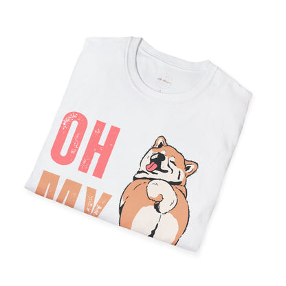 Cute Shiba Inu T-Shirt, Fun Pet Lover Shirt, Gift for Dog Owners, Animal Lover Apparel, Birthday Gift, Casual Wear, Unisex Tee