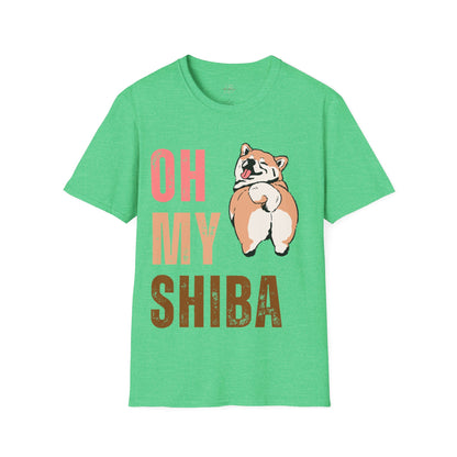 Cute Shiba Inu T-Shirt, Fun Pet Lover Shirt, Gift for Dog Owners, Animal Lover Apparel, Birthday Gift, Casual Wear, Unisex Tee