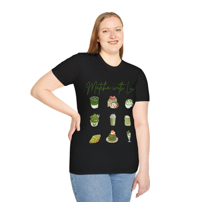 Matcha Lover Unisex T-Shirt, Cute Matcha Apparel, Organic Cotton Tee, Gifts for Tea Enthusiasts, Casual Wear, Eco-Friendly Fashion