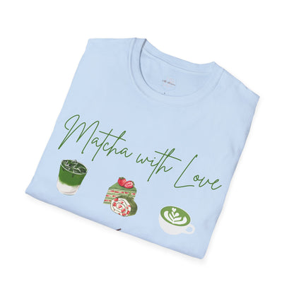 Matcha Lover Unisex T-Shirt, Cute Matcha Apparel, Organic Cotton Tee, Gifts for Tea Enthusiasts, Casual Wear, Eco-Friendly Fashion