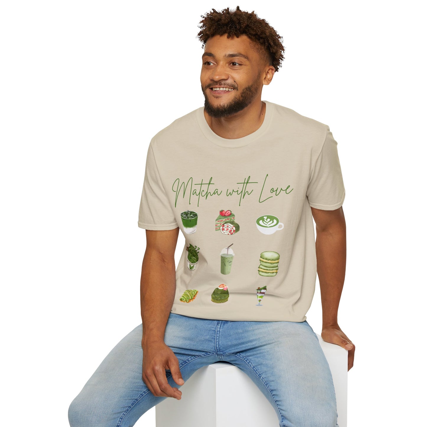 Matcha Lover Unisex T-Shirt, Cute Matcha Apparel, Organic Cotton Tee, Gifts for Tea Enthusiasts, Casual Wear, Eco-Friendly Fashion
