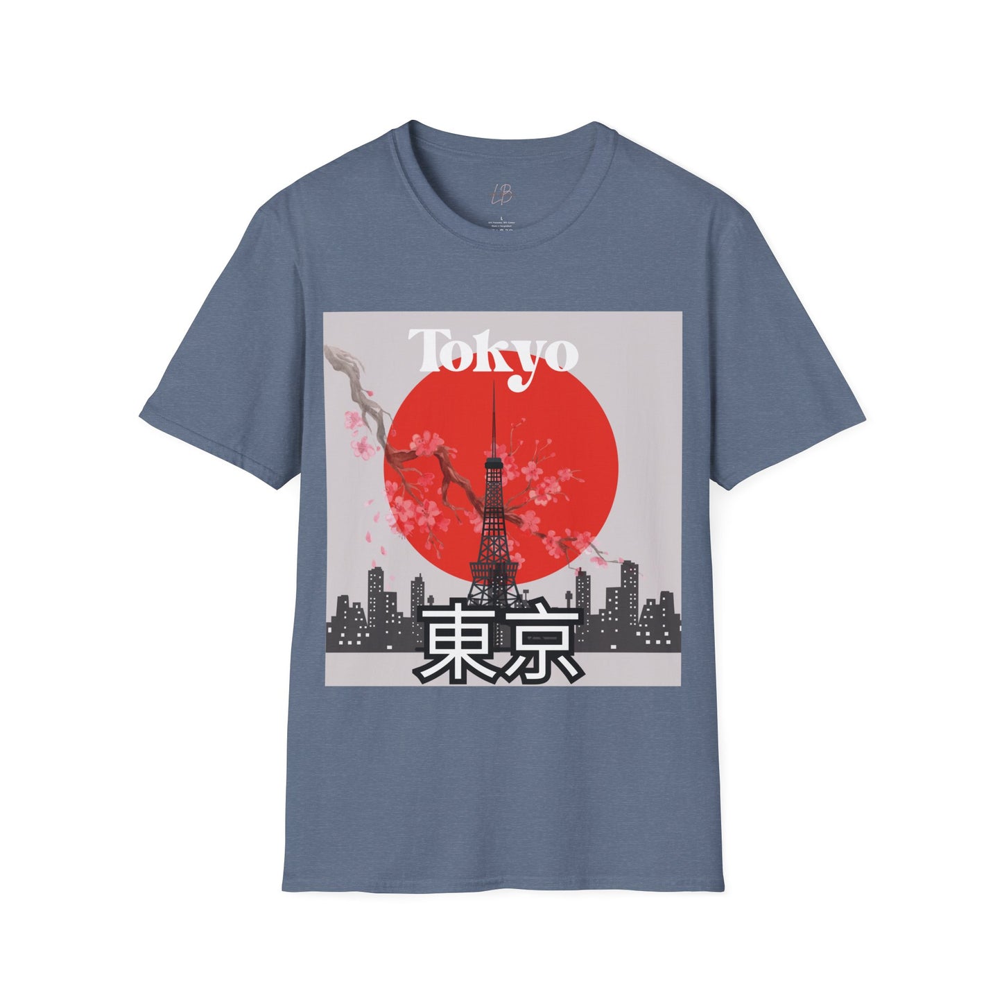 Tokyo-Inspired Unisex Softstyle T-Shirt, Vintage Japanese Tee, Travel Souvenir Shirt, Gifts for Japan Lovers, Urban Streetwear