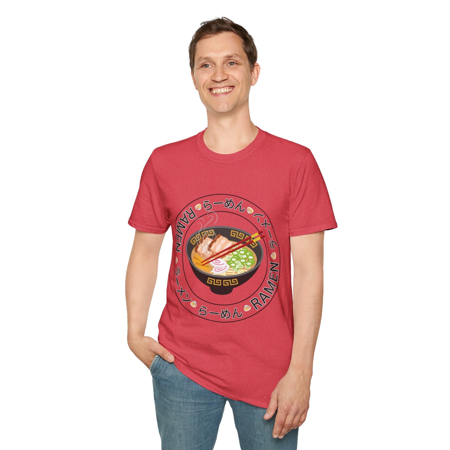 Cute Ramen Lover Unisex T-Shirt, Foodie Tee, Casual Wear, Gift for Food Enthusiasts, Asian Cuisine Apparel, Unique Design Shirt