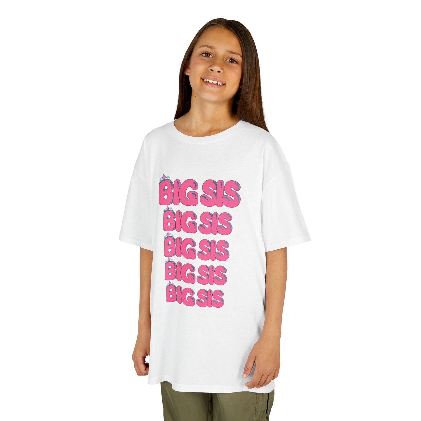 Big Sis Kids Tee, Cute siblings t-shirt