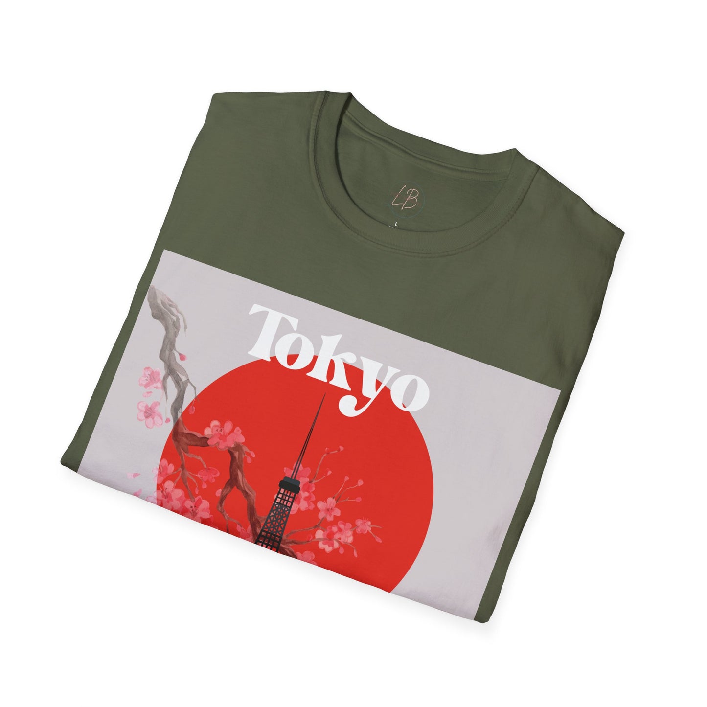 Tokyo-Inspired Unisex Softstyle T-Shirt, Vintage Japanese Tee, Travel Souvenir Shirt, Gifts for Japan Lovers, Urban Streetwear
