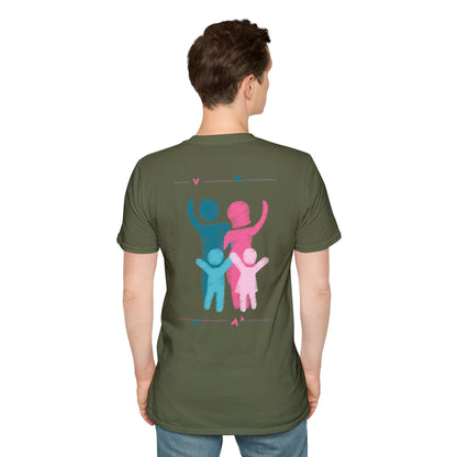Family Love T-Shirt, Dad Shirt, Parenting Gift, Family Reunion Apparel, Cute Family Tee