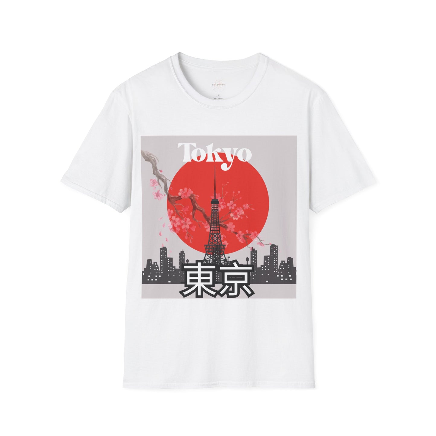 Tokyo-Inspired Unisex Softstyle T-Shirt, Vintage Japanese Tee, Travel Souvenir Shirt, Gifts for Japan Lovers, Urban Streetwear