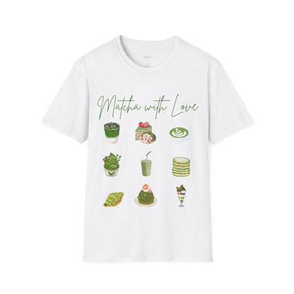 Matcha Lover Unisex T-Shirt, Cute Matcha Apparel, Organic Cotton Tee, Gifts for Tea Enthusiasts, Casual Wear, Eco-Friendly Fashion