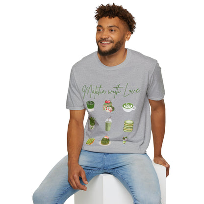 Matcha Lover Unisex T-Shirt, Cute Matcha Apparel, Organic Cotton Tee, Gifts for Tea Enthusiasts, Casual Wear, Eco-Friendly Fashion