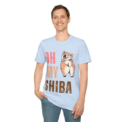 Cute Shiba Inu T-Shirt, Fun Pet Lover Shirt, Gift for Dog Owners, Animal Lover Apparel, Birthday Gift, Casual Wear, Unisex Tee