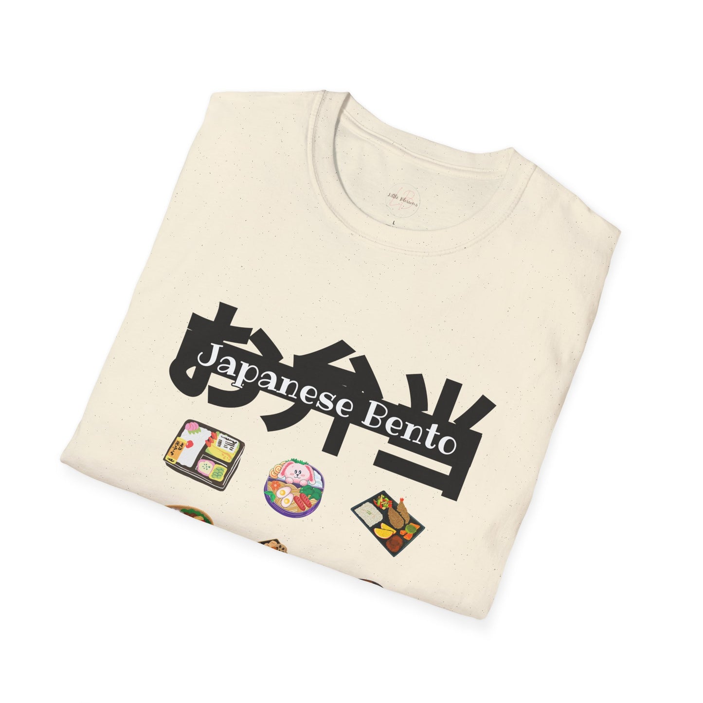 Japanese Bento Fun Unisex Softstyle T-Shirt, Gift for Food Lovers, Cute Casual Wear, Manga Inspired T-shirt, Unique Anime Apparel