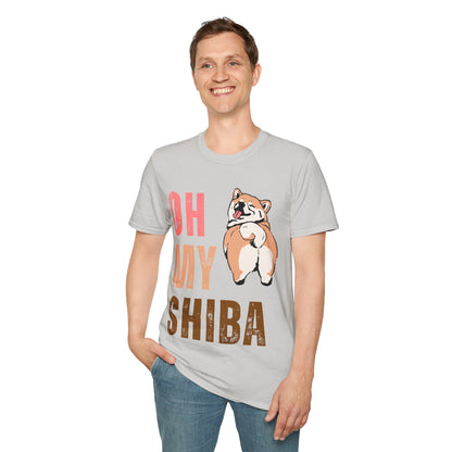 Cute Shiba Inu T-Shirt, Fun Pet Lover Shirt, Gift for Dog Owners, Animal Lover Apparel, Birthday Gift, Casual Wear, Unisex Tee