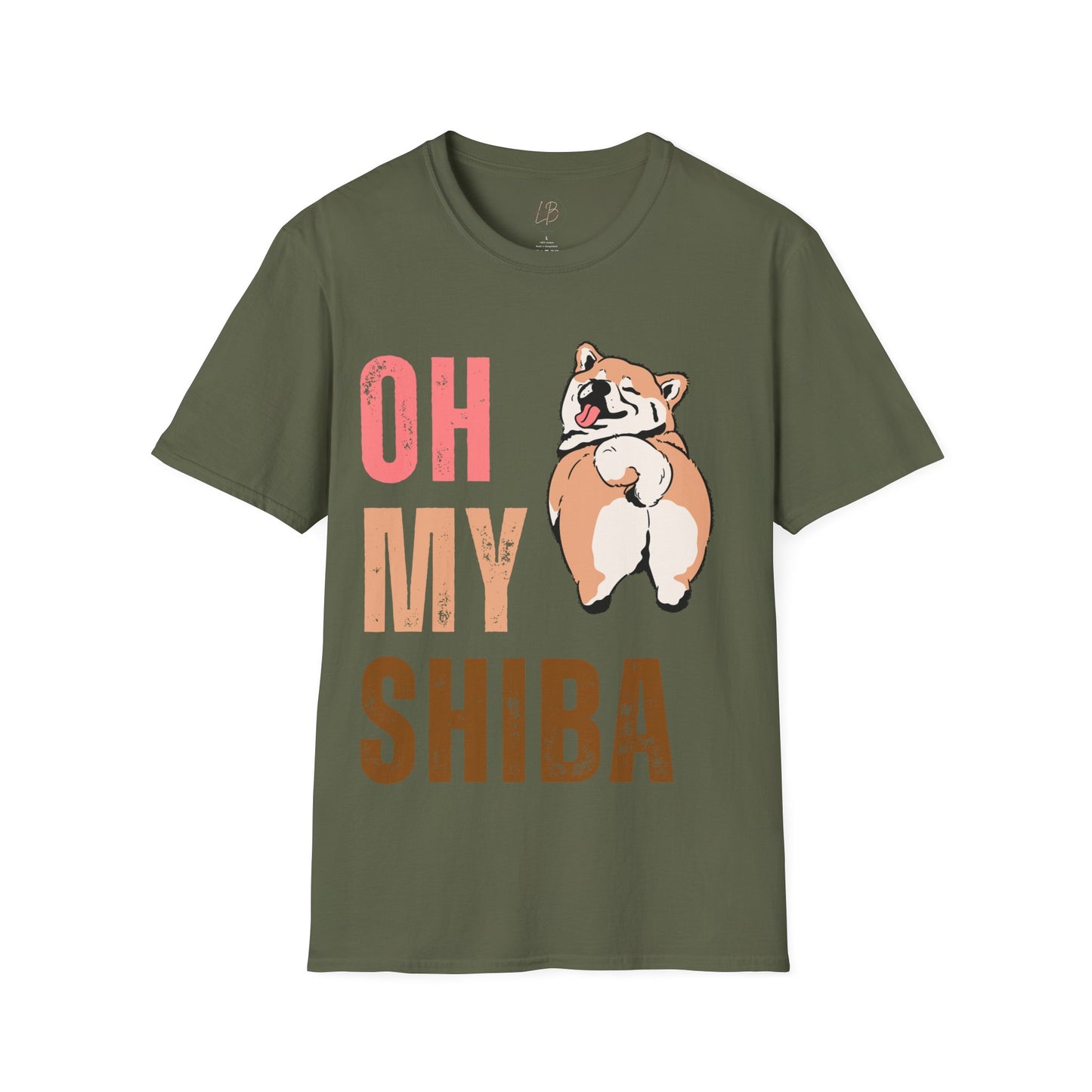 Cute Shiba Inu T-Shirt, Fun Pet Lover Shirt, Gift for Dog Owners, Animal Lover Apparel, Birthday Gift, Casual Wear, Unisex Tee