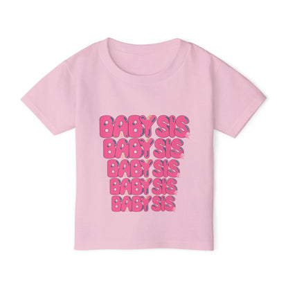 Baby Sister Toddler T-Shirt | Cute Sibling Shirt, Gift for New Baby, Family Outfit, Toddler Apparel