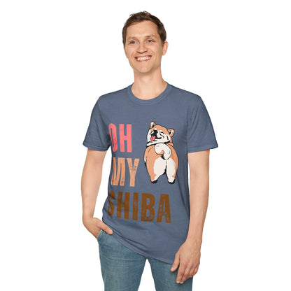 Cute Shiba Inu T-Shirt, Fun Pet Lover Shirt, Gift for Dog Owners, Animal Lover Apparel, Birthday Gift, Casual Wear, Unisex Tee