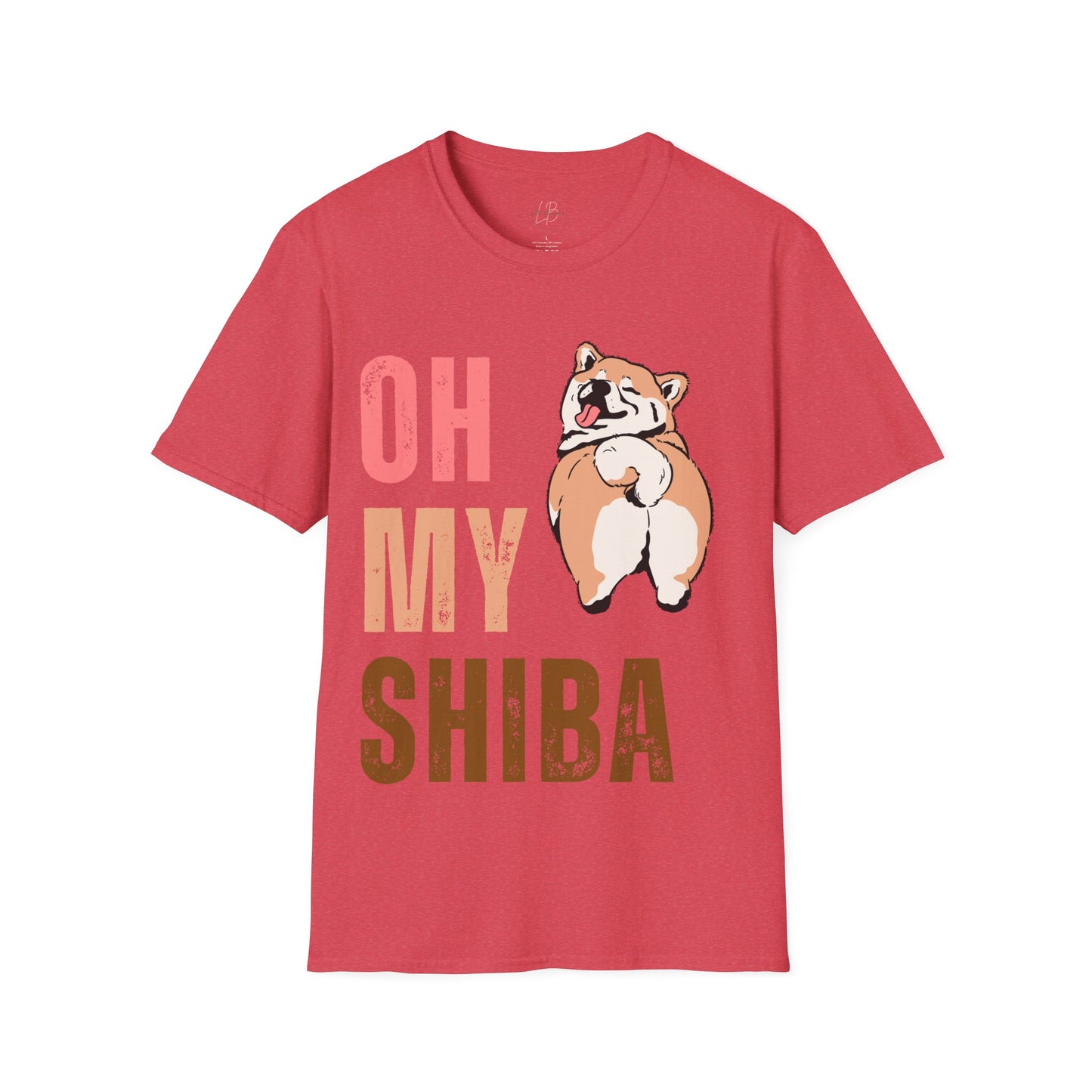 Cute Shiba Inu T-Shirt, Fun Pet Lover Shirt, Gift for Dog Owners, Animal Lover Apparel, Birthday Gift, Casual Wear, Unisex Tee
