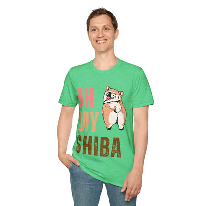 Cute Shiba Inu T-Shirt, Fun Pet Lover Shirt, Gift for Dog Owners, Animal Lover Apparel, Birthday Gift, Casual Wear, Unisex Tee