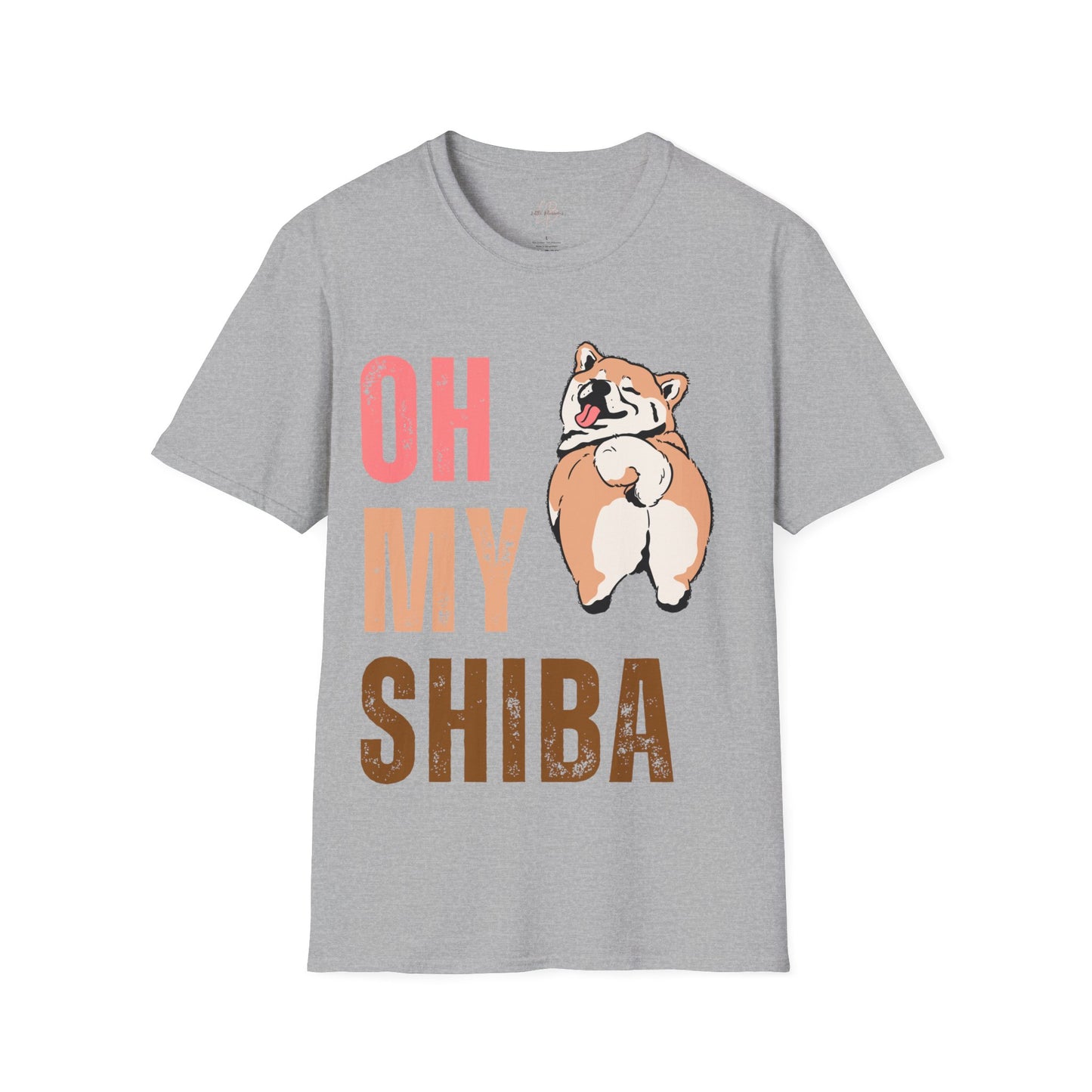 Cute Shiba Inu T-Shirt, Fun Pet Lover Shirt, Gift for Dog Owners, Animal Lover Apparel, Birthday Gift, Casual Wear, Unisex Tee
