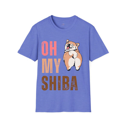 Cute Shiba Inu T-Shirt, Fun Pet Lover Shirt, Gift for Dog Owners, Animal Lover Apparel, Birthday Gift, Casual Wear, Unisex Tee