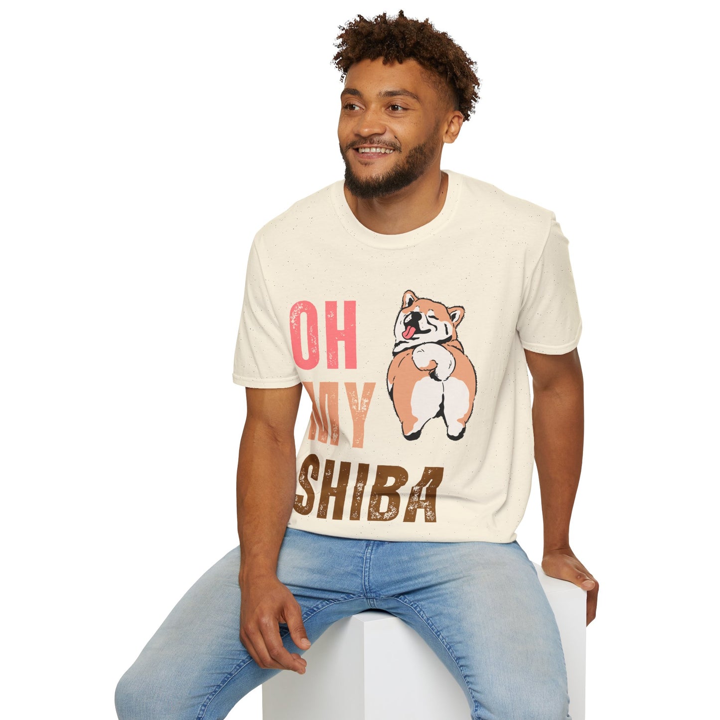 Cute Shiba Inu T-Shirt, Fun Pet Lover Shirt, Gift for Dog Owners, Animal Lover Apparel, Birthday Gift, Casual Wear, Unisex Tee