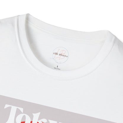 Tokyo-Inspired Unisex Softstyle T-Shirt, Vintage Japanese Tee, Travel Souvenir Shirt, Gifts for Japan Lovers, Urban Streetwear