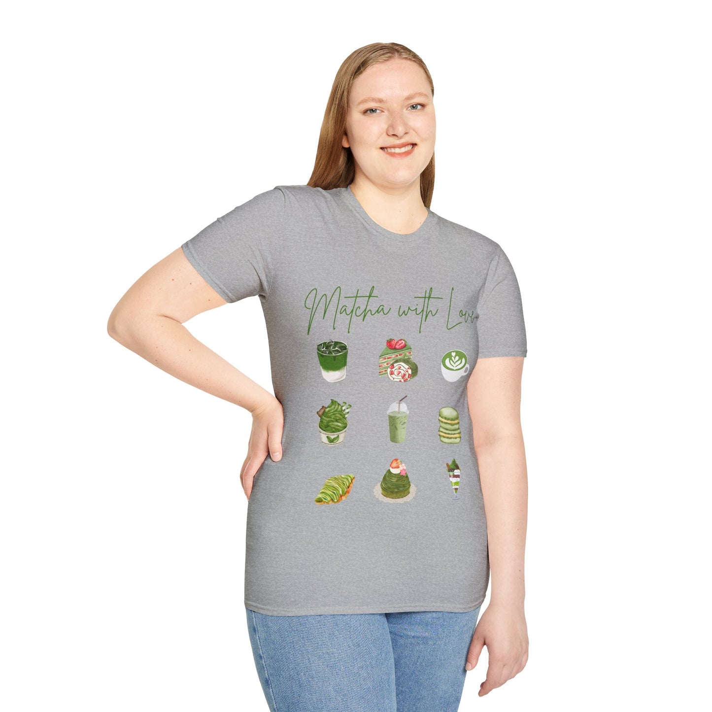 Matcha Lover Unisex T-Shirt, Cute Matcha Apparel, Organic Cotton Tee, Gifts for Tea Enthusiasts, Casual Wear, Eco-Friendly Fashion