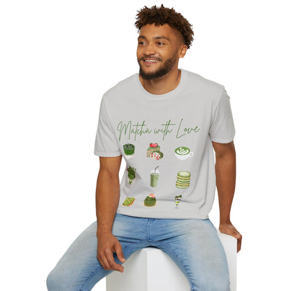 Matcha Lover Unisex T-Shirt, Cute Matcha Apparel, Organic Cotton Tee, Gifts for Tea Enthusiasts, Casual Wear, Eco-Friendly Fashion