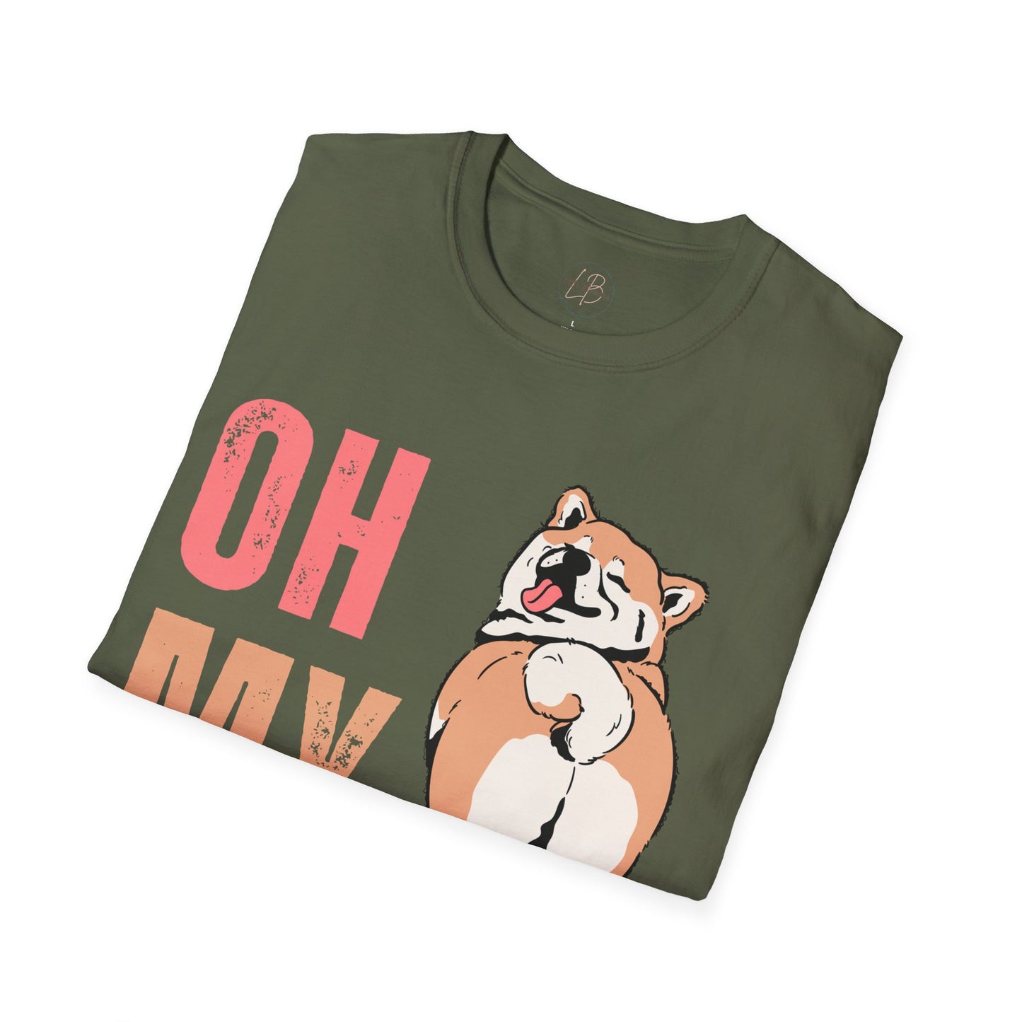 Cute Shiba Inu T-Shirt, Fun Pet Lover Shirt, Gift for Dog Owners, Animal Lover Apparel, Birthday Gift, Casual Wear, Unisex Tee