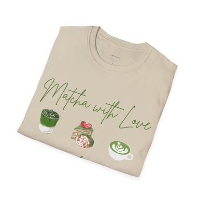 Matcha Lover Unisex T-Shirt, Cute Matcha Apparel, Organic Cotton Tee, Gifts for Tea Enthusiasts, Casual Wear, Eco-Friendly Fashion