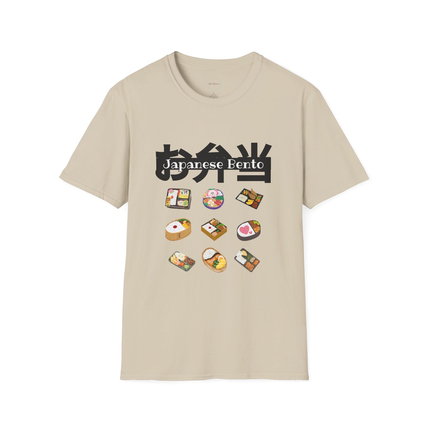 Japanese Bento Fun Unisex Softstyle T-Shirt, Gift for Food Lovers, Cute Casual Wear, Manga Inspired T-shirt, Unique Anime Apparel