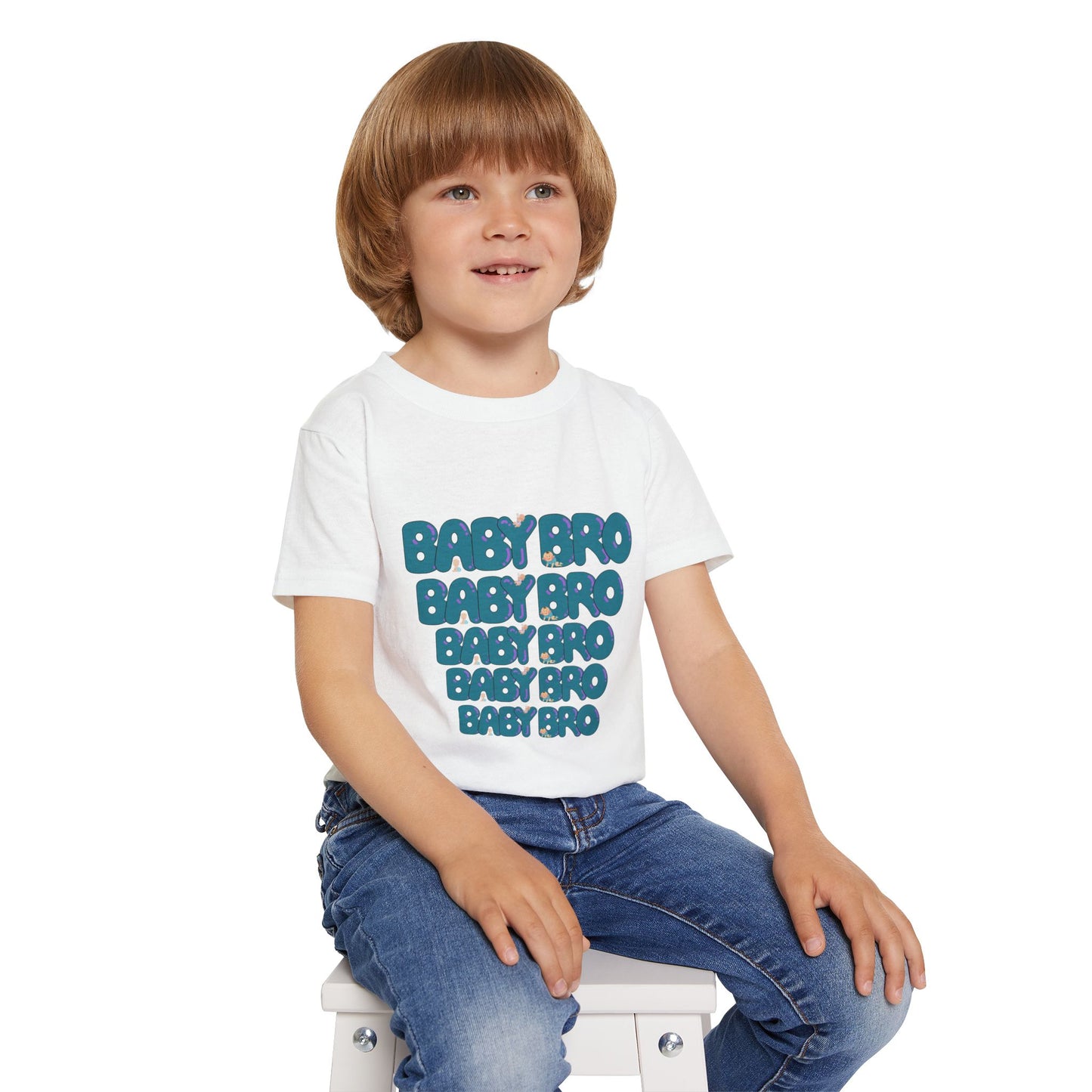 Cute Baby Bro Toddler T-Shirt, Funny Kids Tee, Family Shirt