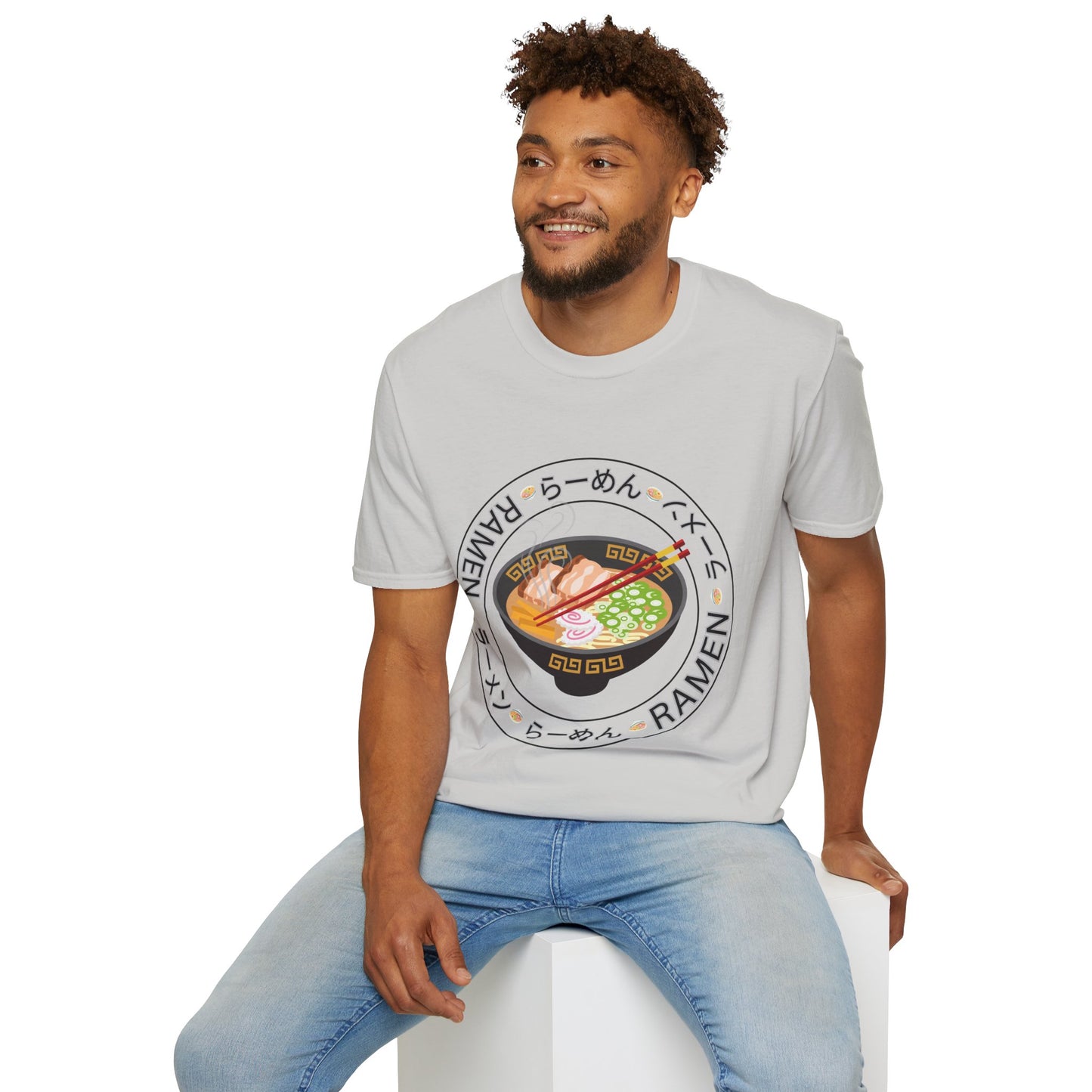 Cute Ramen Lover Unisex T-Shirt, Foodie Tee, Casual Wear, Gift for Food Enthusiasts, Asian Cuisine Apparel, Unique Design Shirt