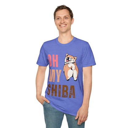 Cute Shiba Inu T-Shirt, Fun Pet Lover Shirt, Gift for Dog Owners, Animal Lover Apparel, Birthday Gift, Casual Wear, Unisex Tee
