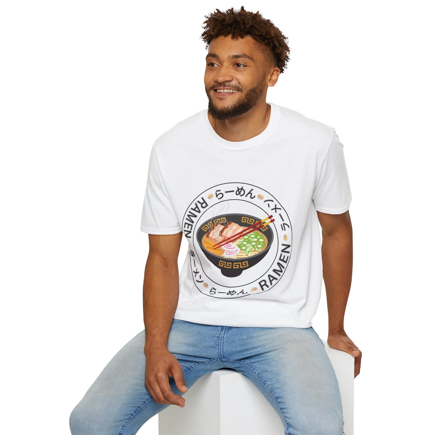 Cute Ramen Lover Unisex T-Shirt, Foodie Tee, Casual Wear, Gift for Food Enthusiasts, Asian Cuisine Apparel, Unique Design Shirt