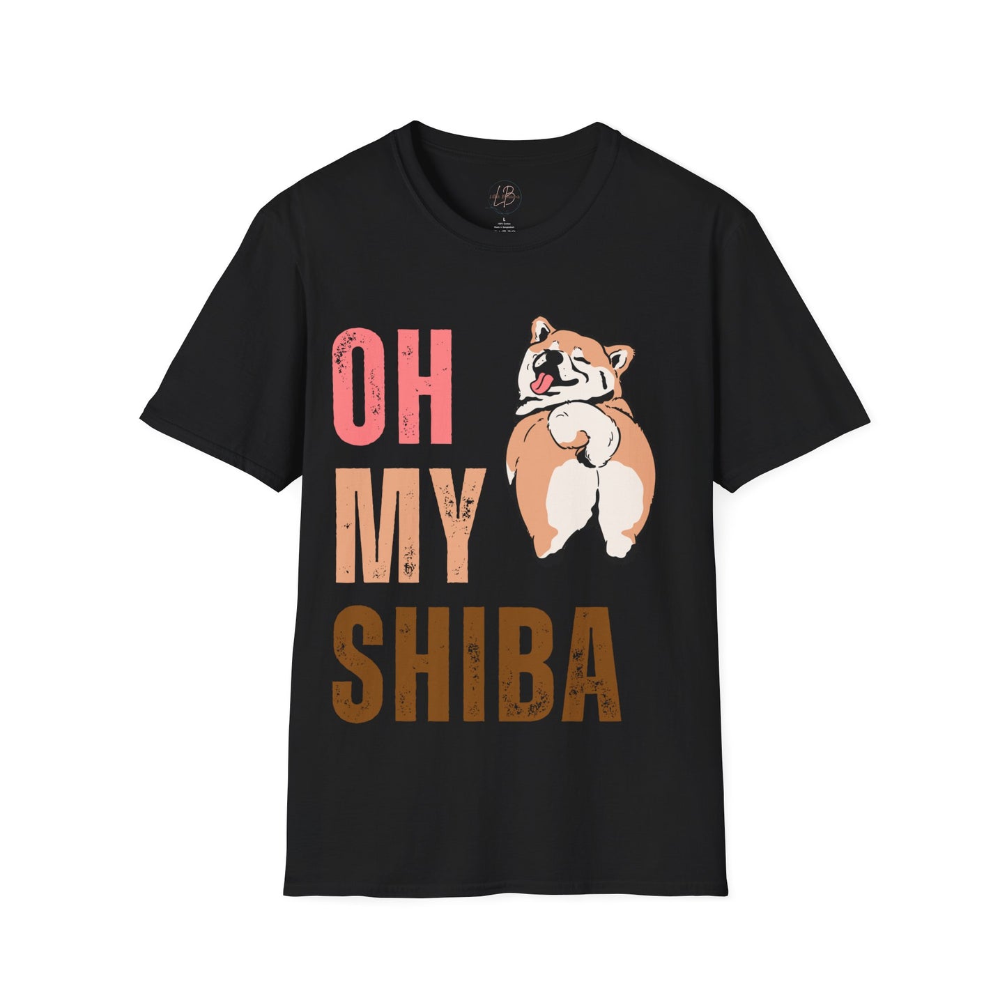 Cute Shiba Inu T-Shirt, Fun Pet Lover Shirt, Gift for Dog Owners, Animal Lover Apparel, Birthday Gift, Casual Wear, Unisex Tee