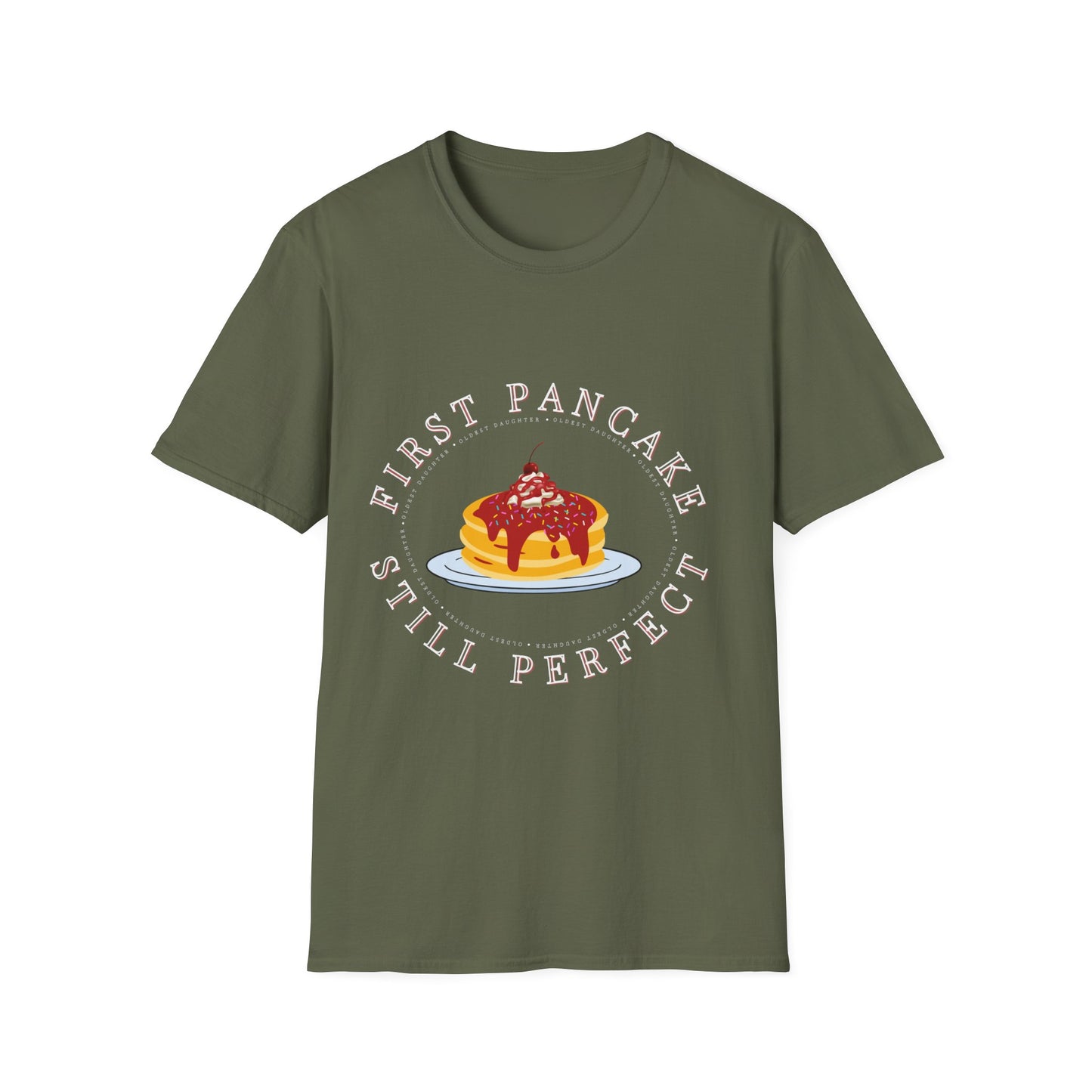 Oldest Daughter  Pancake T-Shirt - Perfect for Breakfast Lovers, Gift for Foodies, Casual Wear, Brunch Days, Kitchen Humor, Birthdaygifts