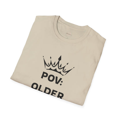 POV: Older Daughter Unisex T-Shirt | Funny Parenting Gift, Family Tee, Casual Wear, Unique Gift Idea